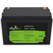 Аккумуляторная батарея Offgridtec LiFePO4 12.8V 100Ah BMS 1280Wh: Тип LiFePO4