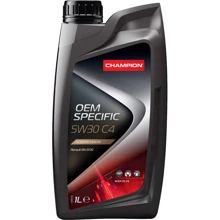 Моторне масло Champion OEM SPECIFIC 5W30 C4 1L(х12): Тип синтетичне