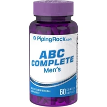 Piping Rock ABC Complete Men's 60 Caplets Комплекс вітамінів ABC для чоловіків: Тип мультивітаміни