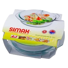 Каструля Simax 2 л з кришкою 0.9 л (6026/6036): Тип Кастрюля для запекания