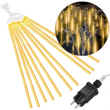 Гирлянда метеоритный дождь Springos 4 м 480 LED CL1212 Warm White: Тип Бахрома