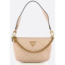Женская сумка через плечо GUESS CESSILY BUCKET бежевая (HWQB7679010-NUD): Пол Женский