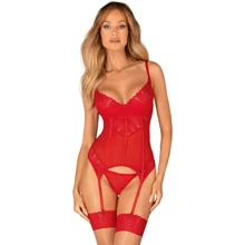 Корсет Obsessive Ingridia corset & thong, M/L: Для кого Для женщин