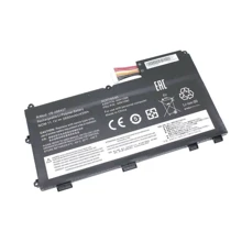 Батарея для ноутбука Lenovo L11N3P51 ThinkPad T430U Ultrabook 11.1V Black 3850mAh OEM (88427): Совместимость 45N1088, 45N1089, 45N1090, 45N1091, 121300078, 121500077, L11N3P51, L11S3P51, L11S351