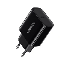 Зарядное устройство Ugreen USB-C Wall Charger CD137 20W Black (10191): Особенности Быстрая зарядка
