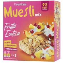 Батончик Cerealitalia зерновой Muesli Mix экзотические фрукты 150 г (8010121040788): Вес, г 150