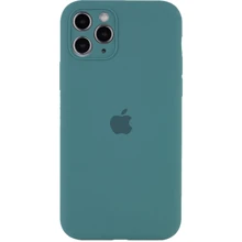 Чехол для iPhone Mobile Case Silicone Case Full Camera Protective Green/Pine Green for iPhone 14 Pro: Цвет зеленый