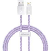 Кабель Baseus USB Cable to Lightning Dynamic 2.4A 2m Purple (CALD000505): Тип USB Cable - Lightning