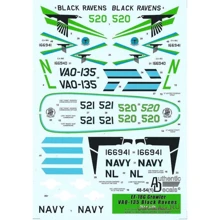 Декаль Authentic Decals Modern US NAVY EA-18G Growler VAQ-135 "Black Ravens" AD4854: Виробник Authentic Decals