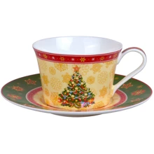 Чашка c блюдцем Lefard Сhristmas collection 2 пр. (986-054): Тип Чашка c блюдцем