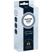 Презервативи Mister Size 53 (10 pcs): Тип Класичні