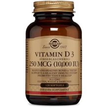 Solgar Vitamin D3 (Cholecalciferol) Солгар Витамин Д3 (холекальциферол) 10,000 МЕ, 120 капсул: Тип Витамин D