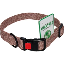 Ошейник Lucky Pet Melange одинарный светоотражающий с пластиковым фастексом 2/30-40 см коричневый (550316): Производитель Lucky Pet