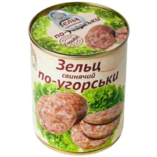 Консервы L'appetit Зельц свиной по-венгерски 340 г (4820177070141): Вес нетто 340 г