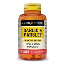 Mason Natural Garlic & Parsley Чеснок и петрушка 100 таблеток: Форма выпуска Таблетки