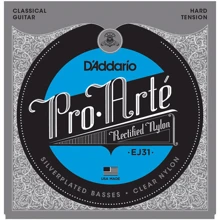 Струна для гитар Струны D`ADDARIO EJ31 PRO ARTE RECTIFIED HARD TENSION: Тип Комплект струн