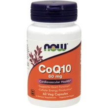 Now Foods CoQ-10, 60 mg, 60 Veg Capsules: Пол Унисекс