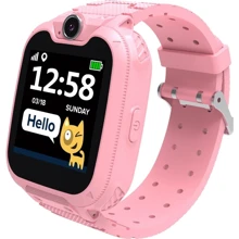 Смарт-часы Canyon Tony Kids KW-31 Pink: Дисплей 1.54" LCD (240x240)