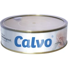 Тунець Calvo у соняшниковій олії 500 г (8410090105011): Вага нетто 500 г