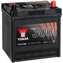 Автомобільний акумулятор Yuasa YBX3108: Ємність, Ач 50