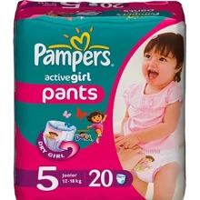 PAMPERS Active Girl Junior (12-18 кг) 20 шт.: undefined undefined