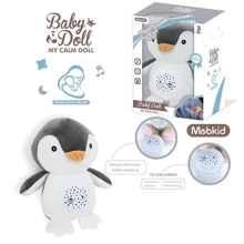 Детский ночник Baby Doll Пингвин (MBQ 662-5 A): Особенности с проекцией, звуковое сопровождение, Регулируемая громкость, Звуки природы