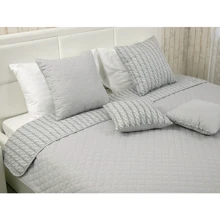 Покрывало Руно 212х240 см микрофайбер (Р329.52_Grey Braid): Размер, см 212x240