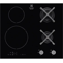 Варочная поверхность газовая Electrolux EGD6576NOK: Расположение панели спереди