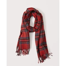 Жіночий палантин Abercrombie & Fitch червоний (AF8284W): Стать Женский