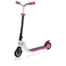Самокат Globber серии Flow Foldable 125 бело-розовый, до 100кг, 6+: Количество колес 2