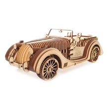 Механічний 3D пазл Ugears Родстер VM-01 (6498951): Вид гонки, машины, мотоциклы