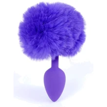 Анальна пробка S з хвостом BOSS of TOYS Boss Series - Silicon PLUG Bunny Tail Purple, BS6400101: Для кого унісекс