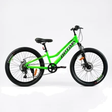 Велосипед Corso Optima 24" зеленый (TM-24326): Диаметр колес, дюймов 24