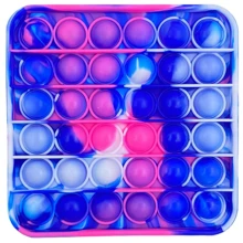 Игрушка-антистресс Pop-It PPT-S(Blue-Pink) Квадрат Сине-Розовый: Производитель Bambi