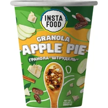 Гранола Insta Food Apple Pie Штрудель стакан 50 г (4820201770528): Вес нетто 50 г