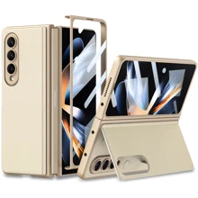Аксесуар для смартфона GKK Leather Wallet with Stand Champagne для Samsung F936 Galaxy Fold 4: Сумісність Samsung F936 Galaxy Fold 4