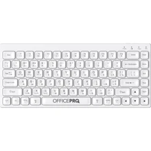 Клавіатура OfficePro SK955W Wireless/Bluetooth White: Підключення беспроводное