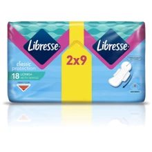 Libresse Classic Protection Long Гигиенические прокладки 18 шт.: Классификация Масс-маркет