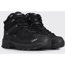 Ботинки CMP Rigel Mid Trekking Shoe Wp (3Q12947-72Yf) 43 (44) черные натуральная замша зима: undefined undefined
