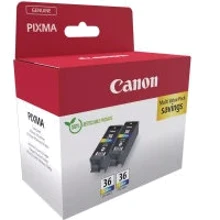 Картридж Canon CLI-36 color TWIN-pack (1511B025): Производитель Canon