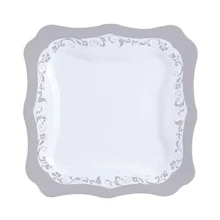 Тарілка десертна Luminarc Authentic Silver H8382 (200мм): undefined undefined