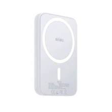 Внешний аккумулятор WIWU Power Bank 5000mAh MagSafe Wireless Charger 15W White (SC5000A) P: Производитель WIWU