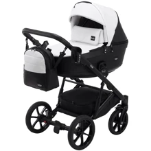 Коляска 2 в 1 Bair Kiwi ECO BK-51/15 белый / черный (680899): Тип коляски Универсальная коляска (2-в-1)