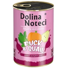 Вологий корм для собак Dolina Noteci Superfood з качкою та перепелюванням 400 г (DN 400 (602)): Тип Влажный корм