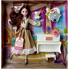 Кукла Starry Sky Doll Звездное небо с мишкой и аксессуарами, 30 см (SK 024 C): Возраст от 3 лет