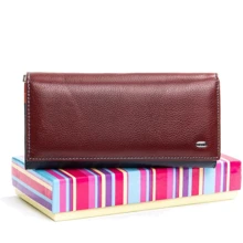 Женский кошелек Dr. Bond Rainbow бордовый (WRS-22M date-red): Пол Женский