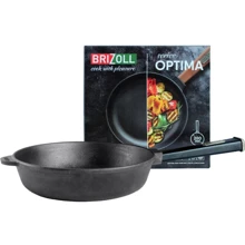 Сковорода Brizoll Optima-Black 28х6.95 см (O2860-P1): Тип сковороды Традиционная