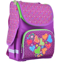 Рюкзак школьный каркасный Smart PG-11 Hearts pink (554447): Возрастная группа от 7 до 14 лет
