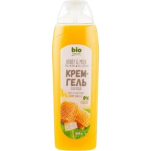 BIO Naturell Крем-гель для душа Мед Молоко 500 ml: Назначение Питание, Тонизирование, Увлажнение, Смягчение, Очищение