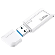 USB-флешка Hoco 128Gb UD11 Wisdom USB 3.0 White: Стандарт USB USB 3.0